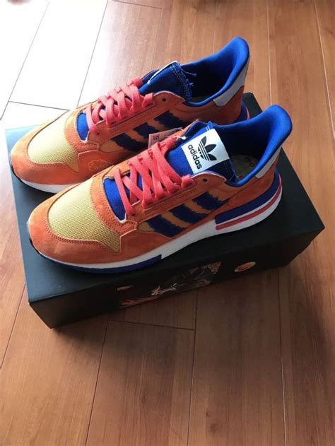 The beloved anime has worked alongside adidas rolling out character inspired footwear with there premium style. Dragon Ball Z x adidas ZX 500 RM Son Goku | Kixify Marketplace