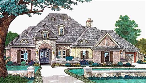 French Country House Plan 3 Bedrooms 4 Bath 3128 Sq Ft Plan 8 489