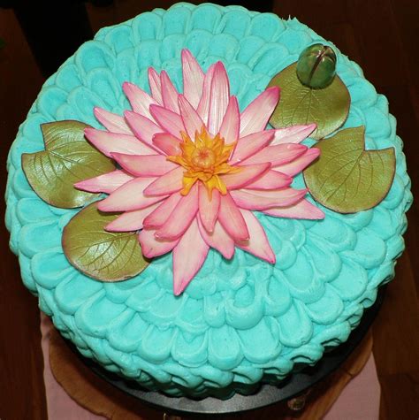 Lotus Birthday Cake Cake By Kendras Country Bakery Cakesdecor