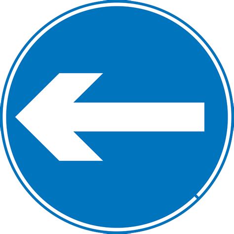 Free Vector Graphic Arrow Left Roadsigns Road Turn Free Image On
