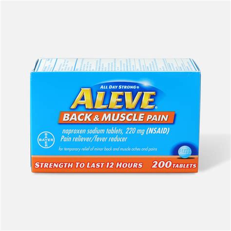 Aleve Back And Muscle Pain 200ct