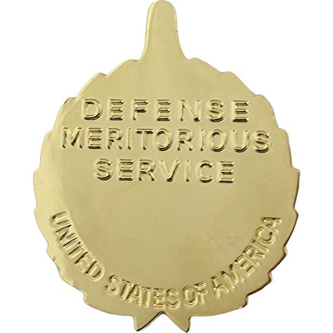 Defense Meritorious Service Anodized Medal Usamm