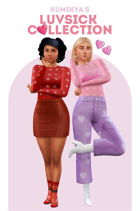 Luvsick Collection Kumikya On Patreon In 2021 Sims 4 Sims 4
