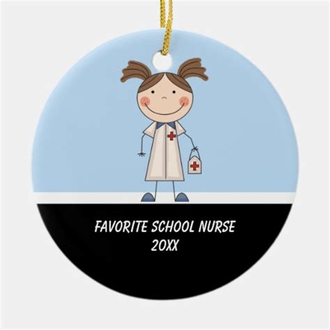 Adorable School Nurse Ornament Zazzle