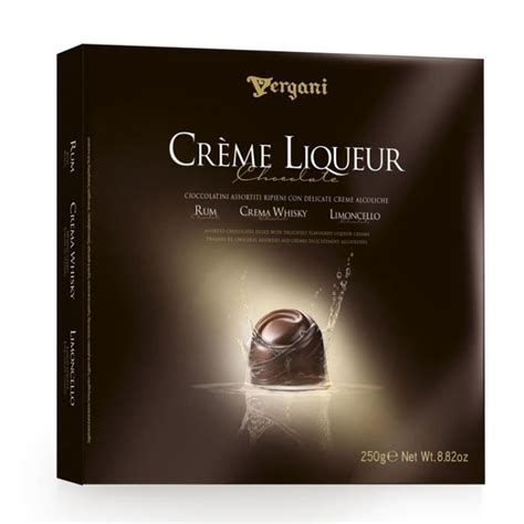 Vergani Creme Liqueur Chocolate GIFT BOX 250 Gr 8 82 Oz