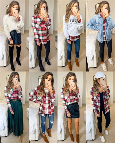 dressupbuttercup liketoknow it flannel fashion casual fall outfits cute outfits
