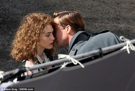Brad Pitt Shoots Emotionally Charged Scenes For World War Ii Movie