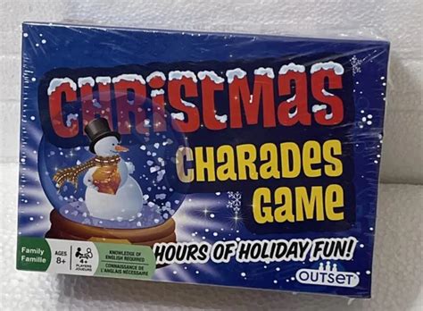 Christmas Charades Game By Outset Media Ages 8 Brand New Sealed 16 25 Picclick
