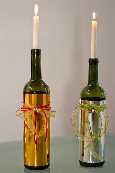 transforming wine bottles into candles candle inventor