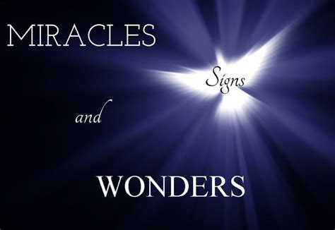 Emoaf Som Miracles Signs Wonders