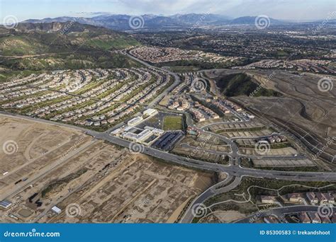 Porter Ranch Build Out Aerial Stock Image Image Of Valley Building