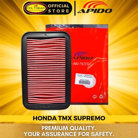 APIDO Air Cleaner Filter Element For Honda TMX Supremo Shopee