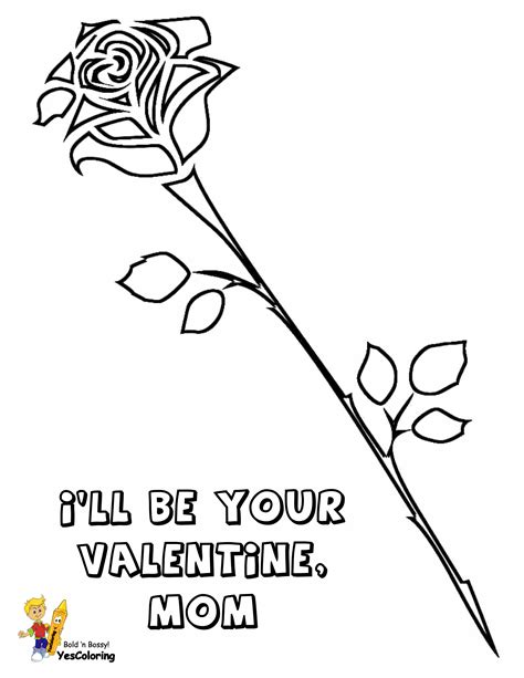 This is the day to reveal your feelings by writing fantastic words on pages. Flowers Valentines Coloring Pages | Kids Valentine | Free ...