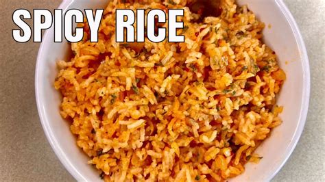 How To Cook Spicy Rice Spicy Rice Recipe Easy Rice Recipe Budget