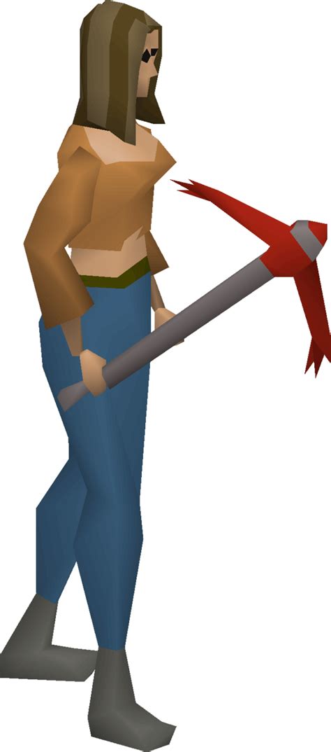 Filedragon Pickaxe Equipped Femalepng Osrs Wiki