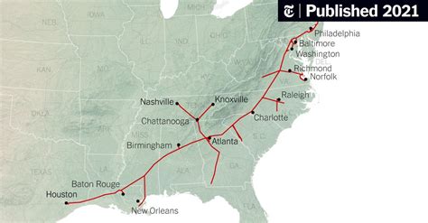 How The Colonial Pipeline Became A Vital Artery For Fuel The New York