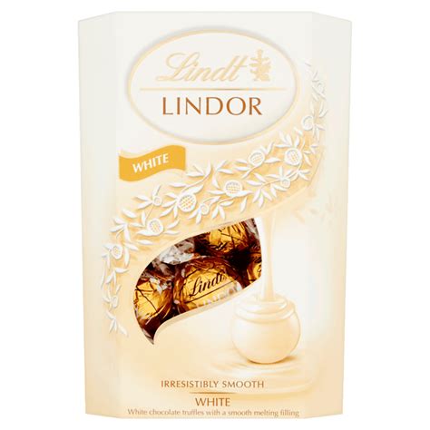 Lindt Lindor White Chocolate Truffles Box 200g Lindt Shop Uk