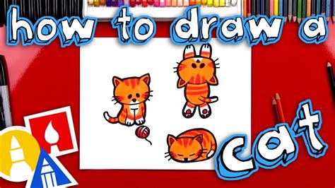 How To Draw A Cartoon Cat Youtube