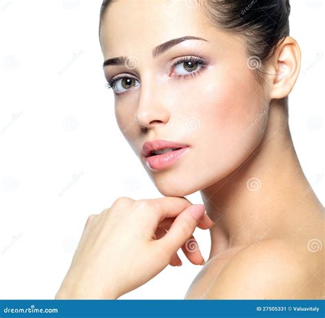 Beauty Face Of Young Woman Skin Care Concept Stock Image Image