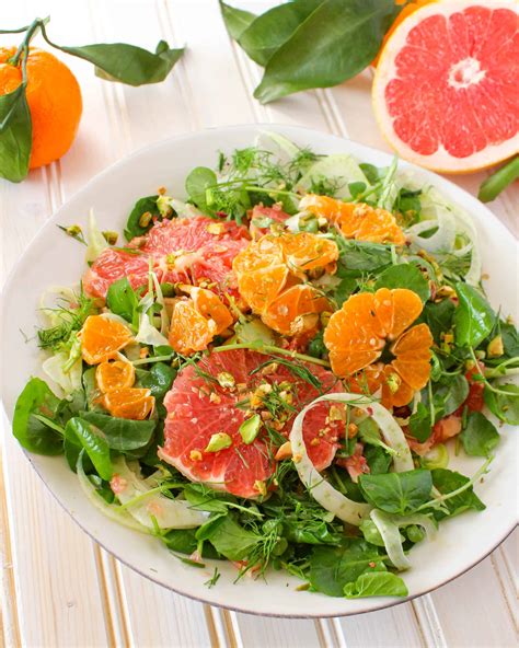 Winter Citrus Salad With Watercress Fennel Pistachios Grateful Grazer