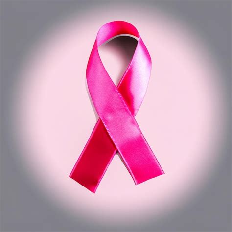 Premium Ai Image Pink Ribbon Awareness About Breast Cancer Symbolic