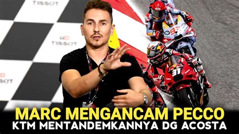 MENGEJUTKAN DUNIA LORENZO BONGKAR HENGKANGNYA MARC KE KTM DI