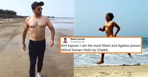 Milind Soman Runs Naked On The Beach On His Th Birthday Twitter Gets Flooded With Memes