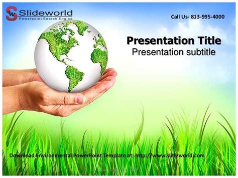 Download Environmental Powerpoint Template Slide World
