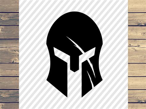 Spartan Helmet Cut Files For Silhouette Files For Cricut Warrior Helmet