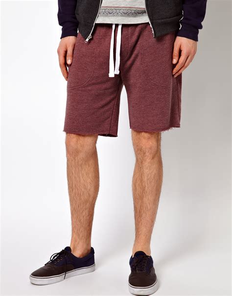 Lyst Asos Jersey Shorts In Red For Men