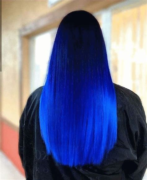 Royal Blue Hair Dye Haar Ombre Ombrehaar Blue Ombre Hair Blue