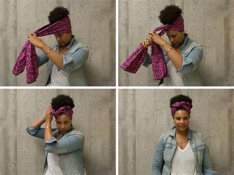 How To Tie A Headwrap In Four Fabulous Ways Hair Wrap Scarf Head Wrap