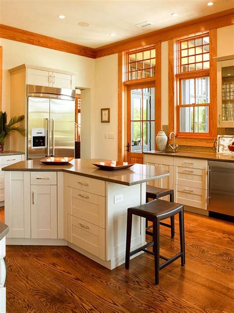 White Cabinets With Oak Trim Cabinets