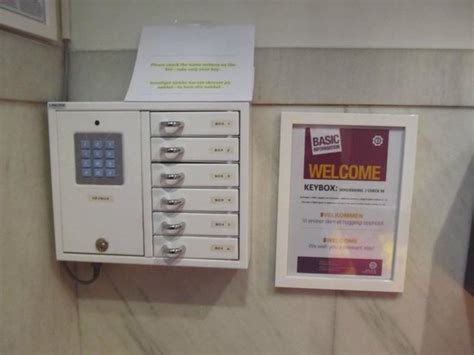 If your mailbox is unsecured, delivery service may be suspended until your box is repaired. Lock box inside door where you can pick up room key - Picture of Basic Hotel Bergen - Tripadvisor