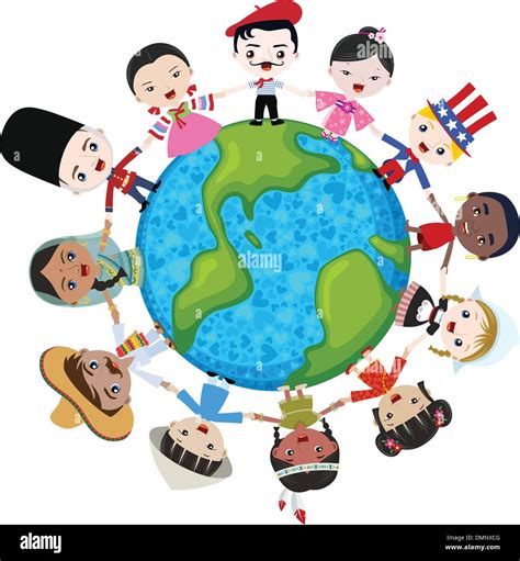 Niños Multiculturales En El Planeta Tierra La Diversidad Cultural
