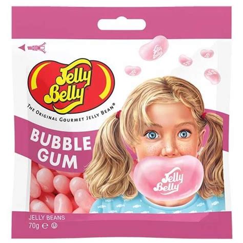 jelly belly bubble gum 70g 12uds distribucion americanmarket