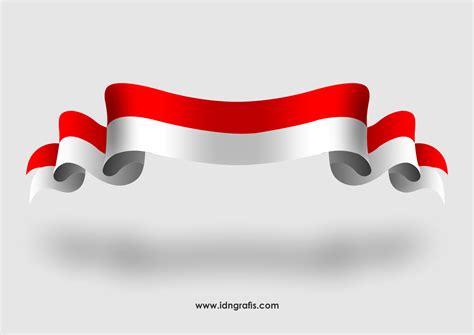 Download Pita Bendera Indonesia Vector Cdr Idn Grafis