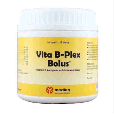 Jual Medion Vitamin B Plex Bolus 17 Bolus Vitamin B Kompleks Bolus