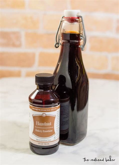 Hazelnut Coffee Syrup Recipe By The Redhead Baker