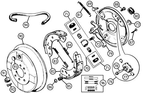 Rear Drum Brake Components Moss Motors