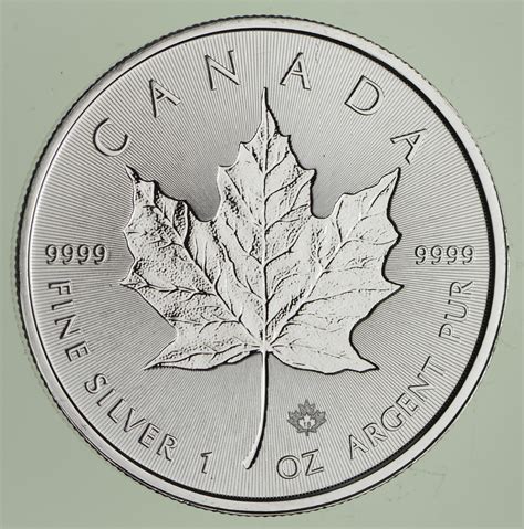 2018 Canadian Maple Leaf 5 Dollar 1 Oz Silver Coin Incused Maple