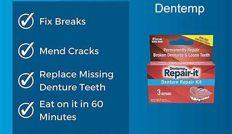 dentemp repair-it denture repair kit