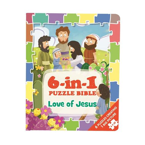 6 In 1 Puzzle Bible The Love Of Jesus Board Book