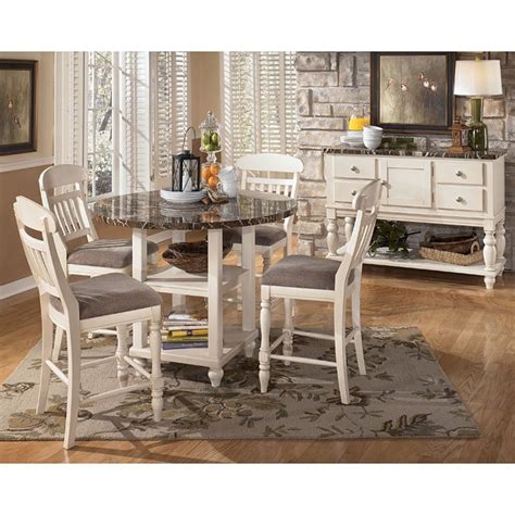 Manadell Counter Height Dining Room Set Signature Design By Ashley