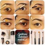 Pictures of How To Put Eyebrow Makeup