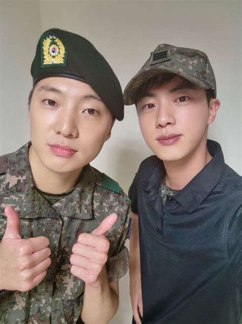 Jin De Bts Y Seungyoon De Winner Comparten Fotos Desde El Servicio Militar La Verdad Noticias