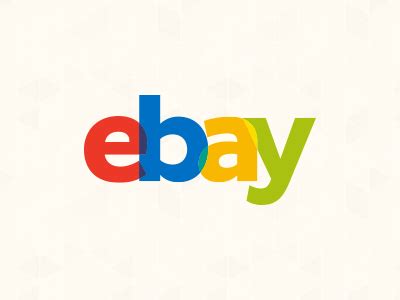 Ebay logo by Tony Gines on Dribbble