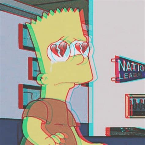 Fond Décran Sad Bart Simpson Triste