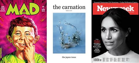 Cover Stories The Carnation Mad Bon Appétit Newsweek And Raygun