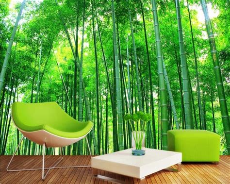 Beibehang Custom Wallpaper 3d Large Photo Mural Bamboo Forest Landscape